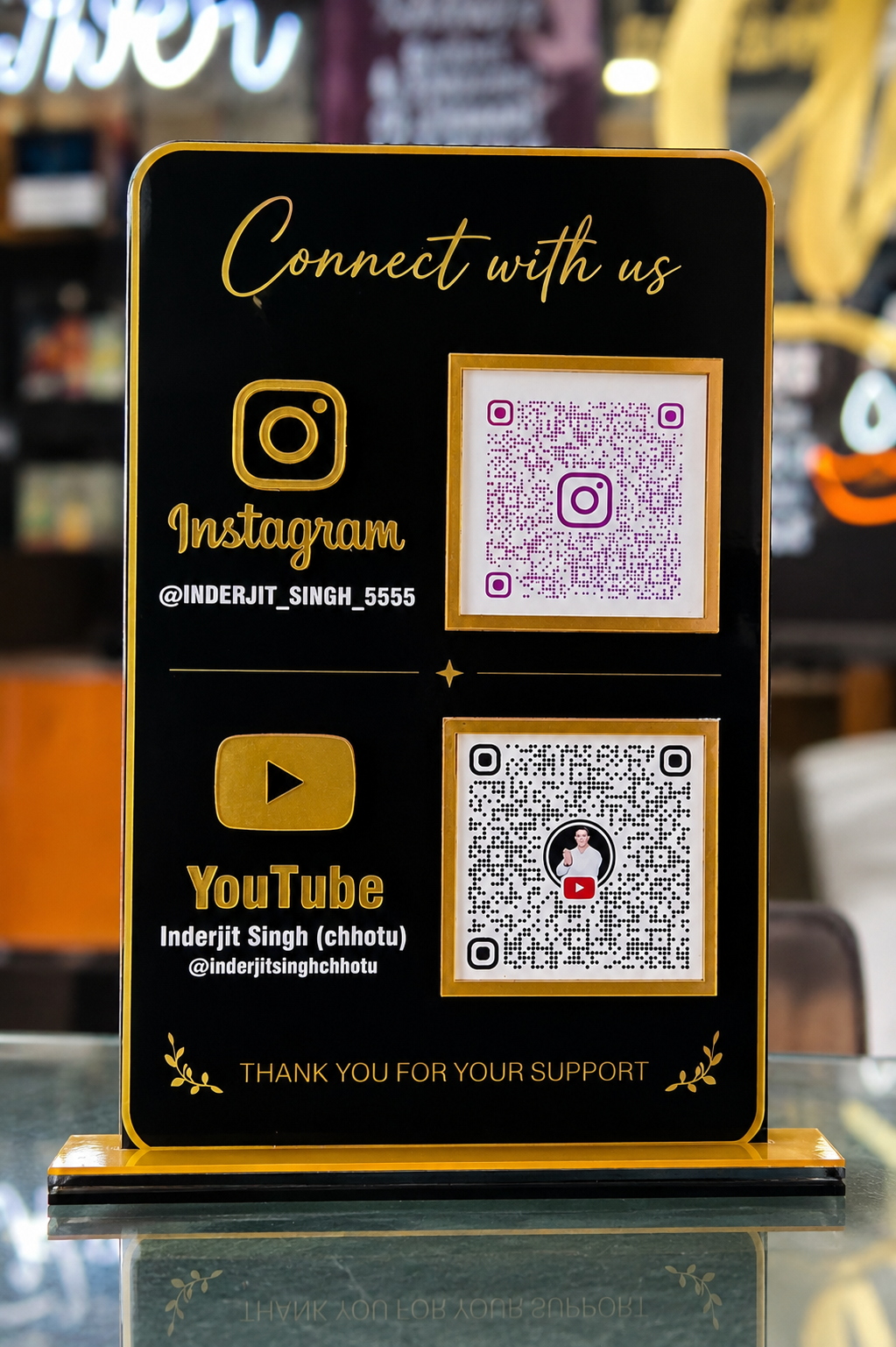 Trending NFC Social Media Standee – Shree Sai Plastic