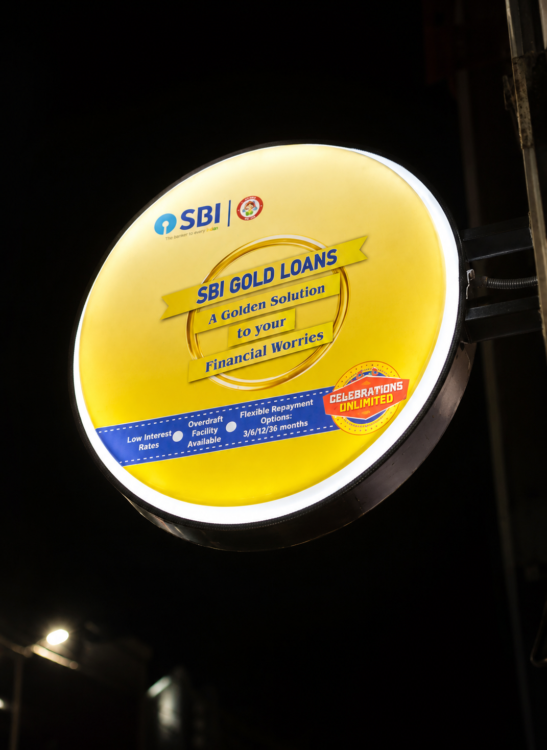 SBI Gold Loans – LED Board – Shree Sai Plastic